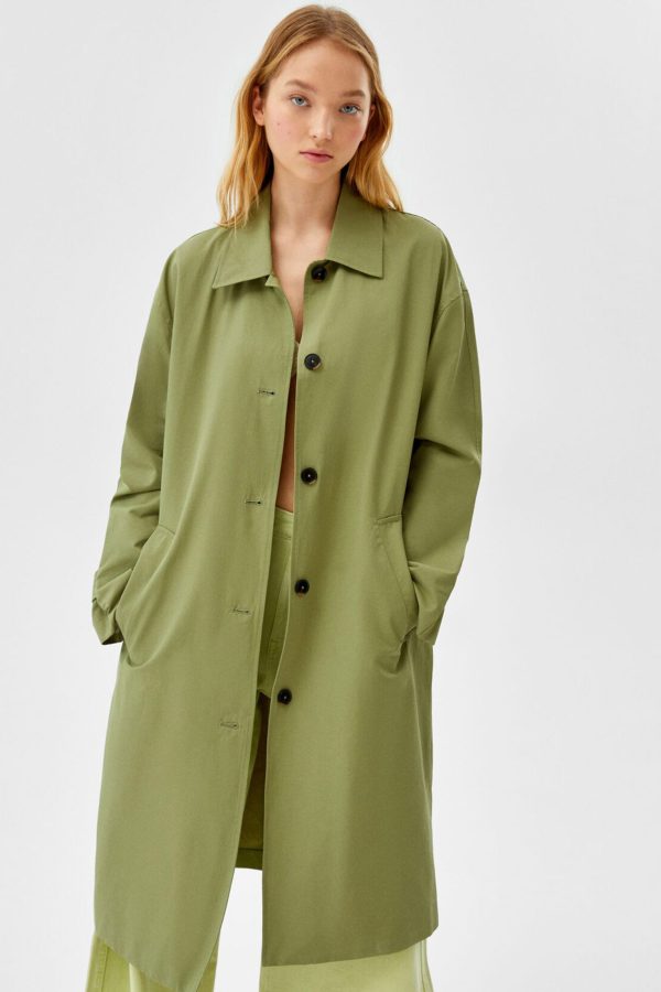 Belted Trench Coat - 图片 4