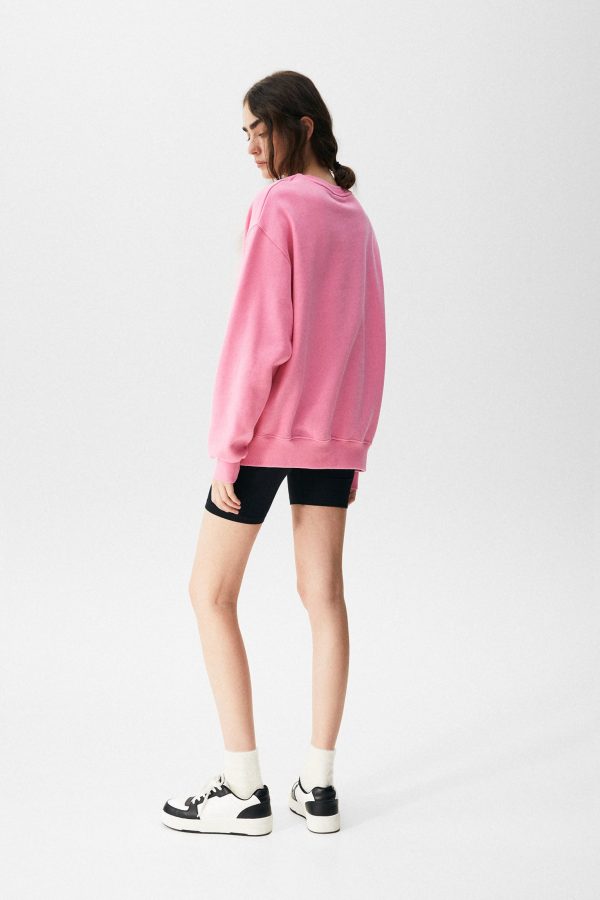 Basic Oversize Fleece Sweatshirt - 图片 2